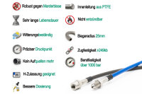Für Peugeot 206+ [2L,2M] - Eintragungsfreie Stahlflex Bremsleitungen mit ABE